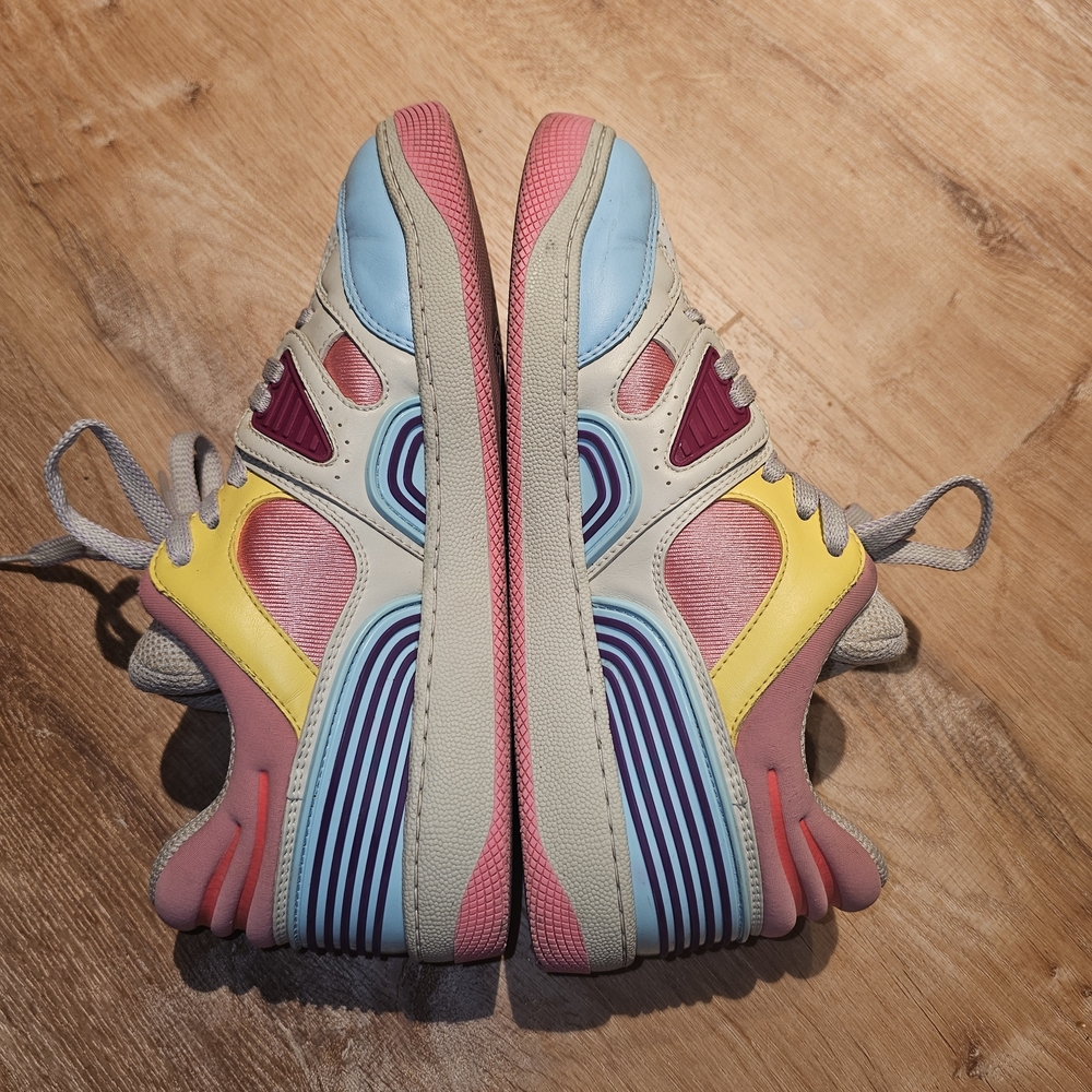 Gucci Basket Low Sneakers in women size 37 designer multicolor pink - Picture 5 of 7